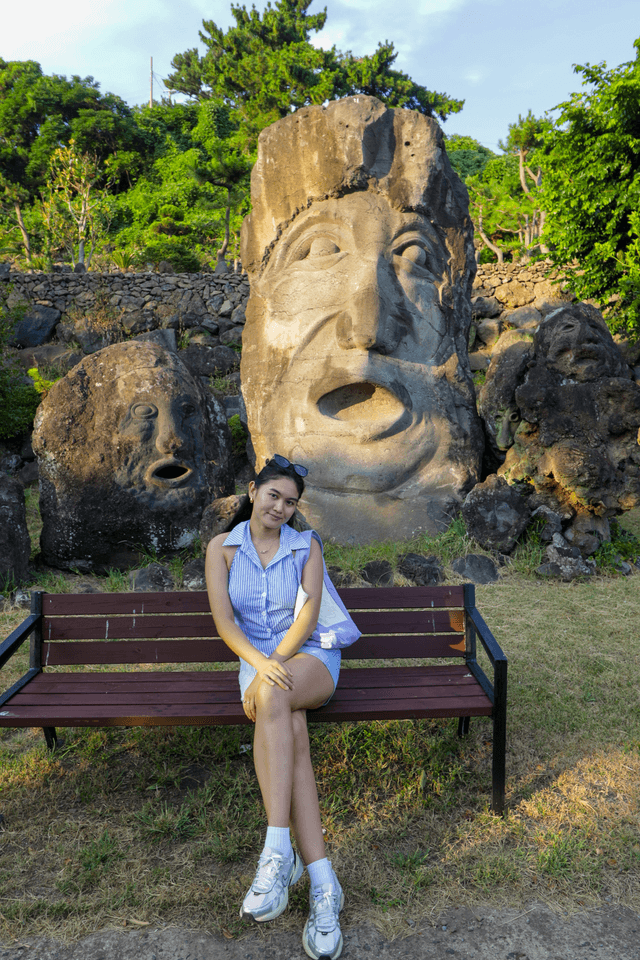 Flowy summer dress in Jeju