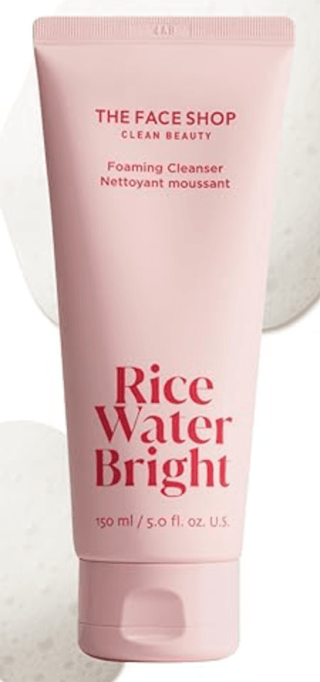 The Face Shop Rice Water Bright Foaming Cleanser