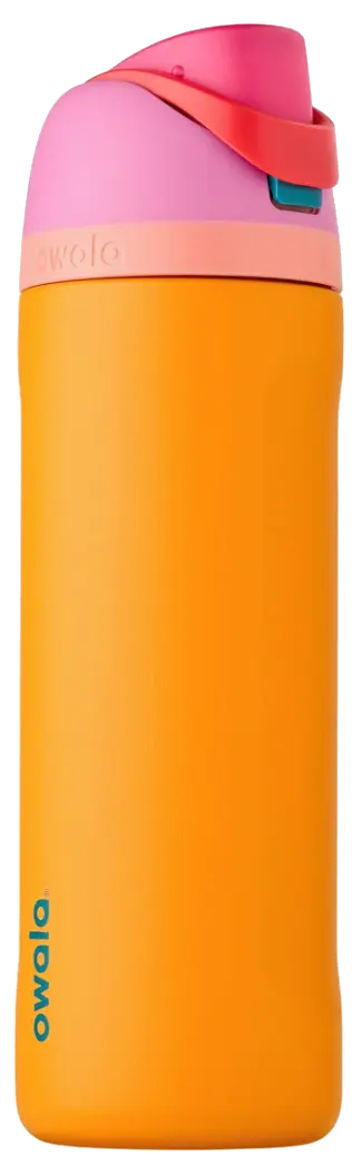 Reusable water bottle on a desk